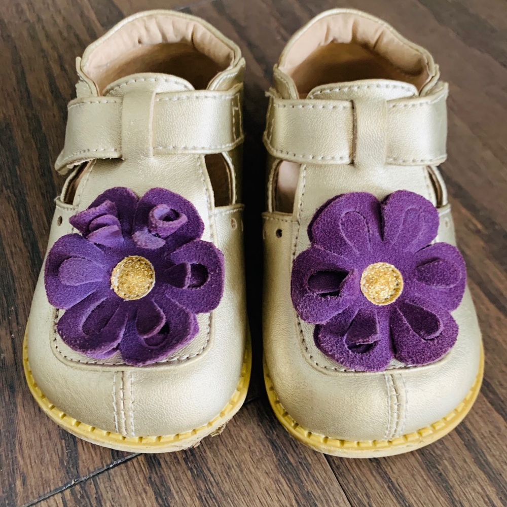 Gold sandals